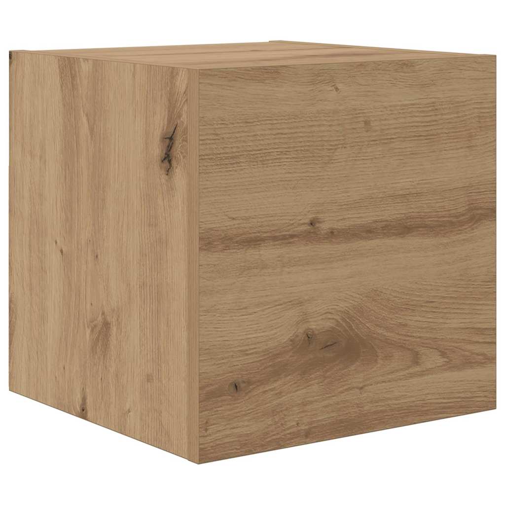 TV Cabinet Set Wall-mounted 8 pcs Artisan oak Engineered wood