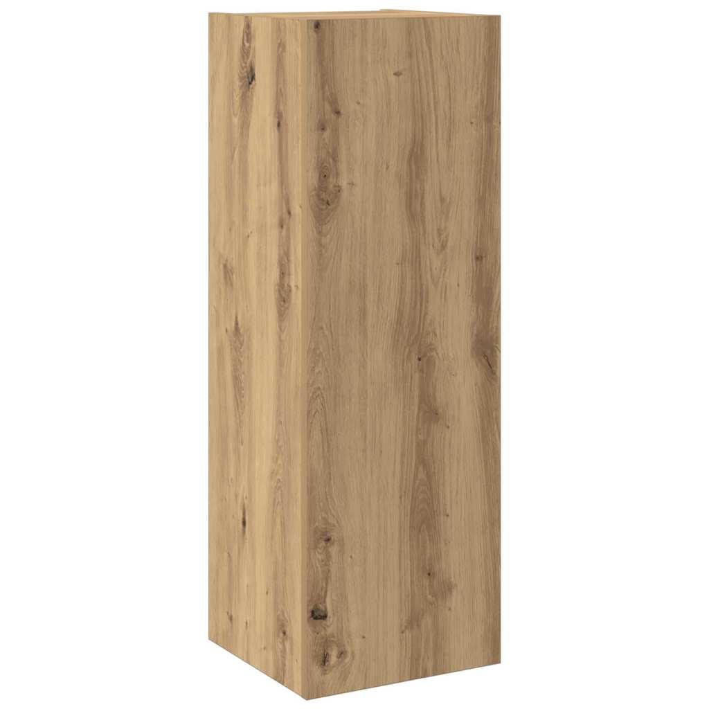 TV Cabinet 8 pcs Brown 30.5 x 30 x 90 cm Engineered wood