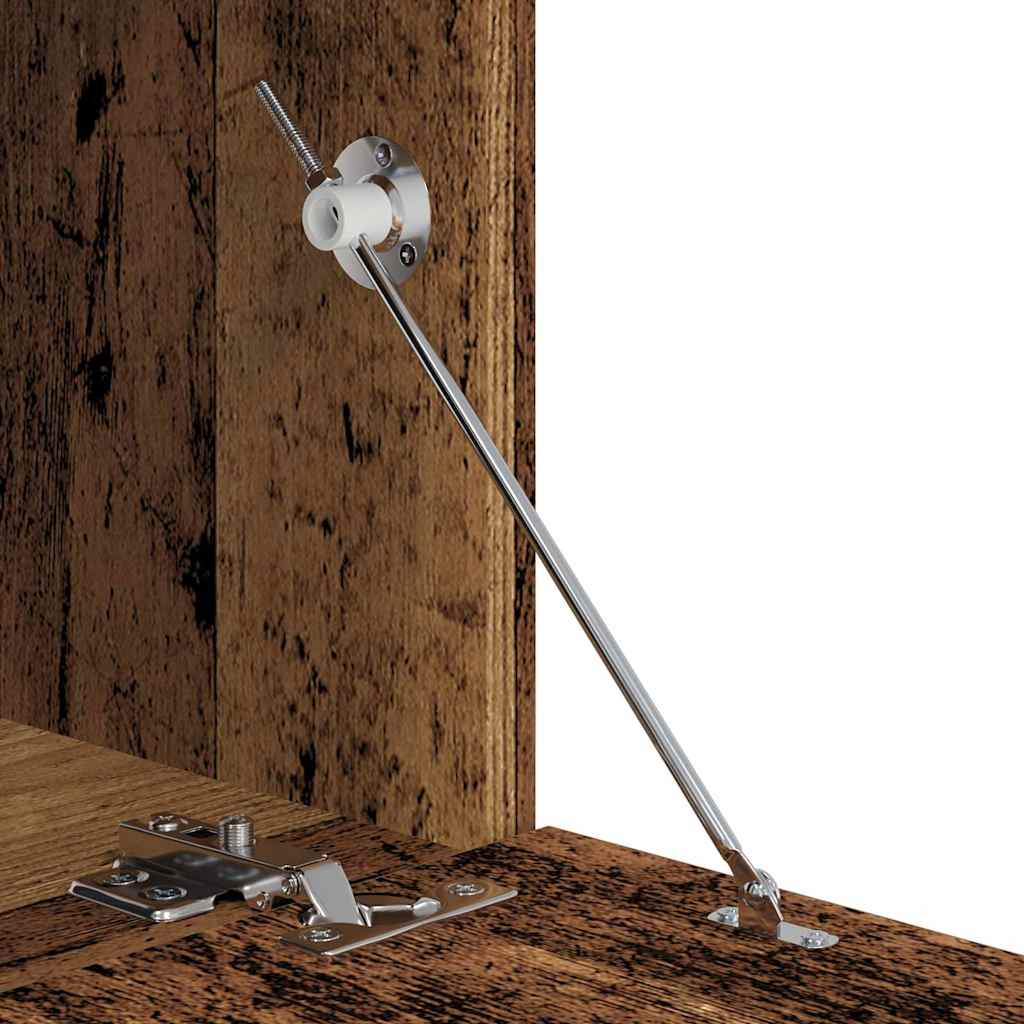 TV Cabinet Set Wall-mounted 4 pcs Old wood Engineered Wood