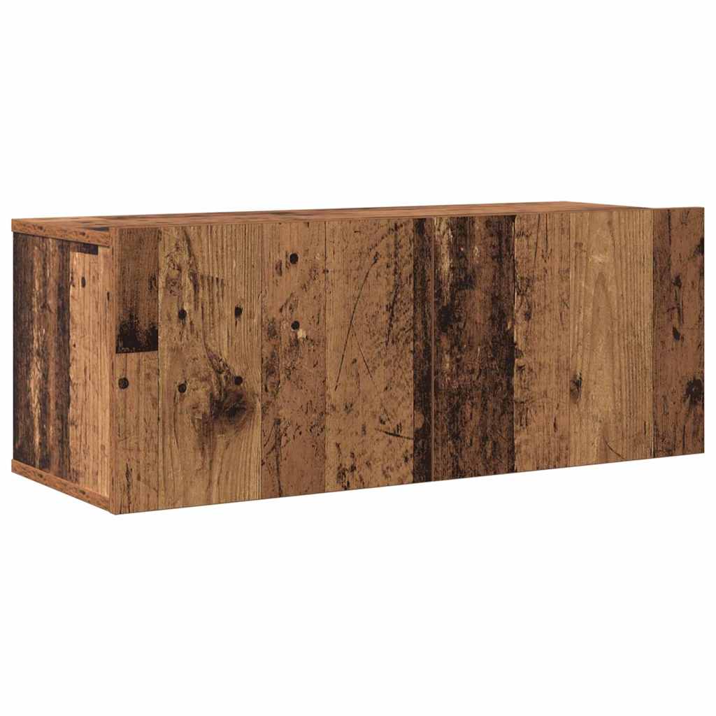 TV Cabinet Set Wall-mounted 6 pcs Old wood 80 x 30 x 30 cm Wood
