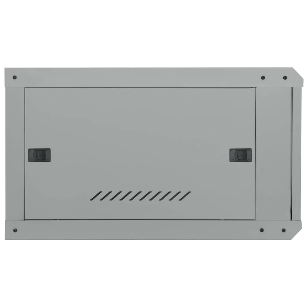 Network Cabinet with Storage Grey 60 x 60 x 35 cm Steel