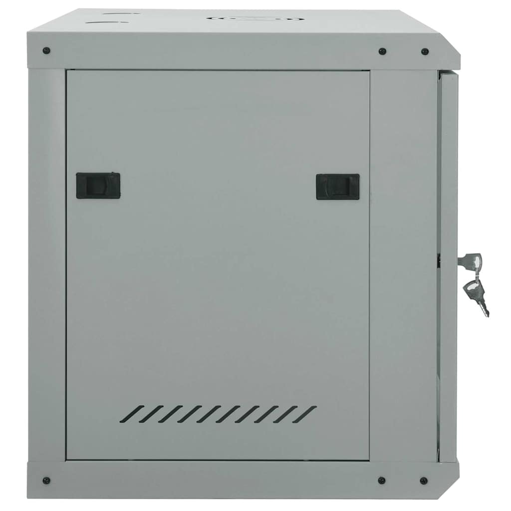 Network Cabinet with Storage Grey 60 x 45 x 50 cm Steel