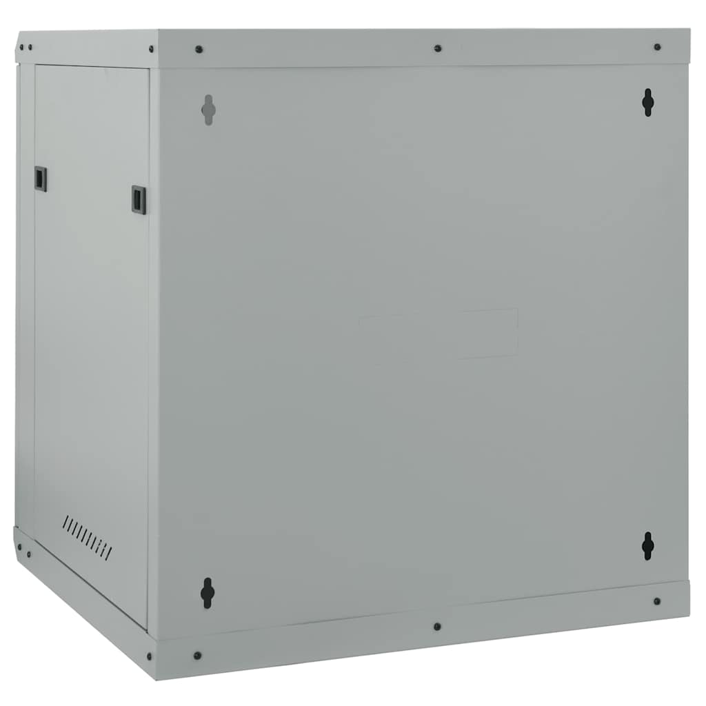Network Cabinet with Storage Grey 60 x 60 x 65 cm Steel