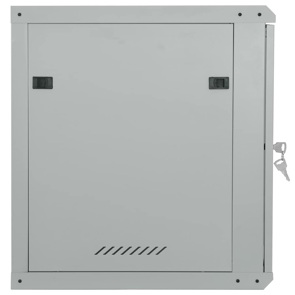 Network Cabinet with Storage Grey 60 x 45 x 65 cm Steel