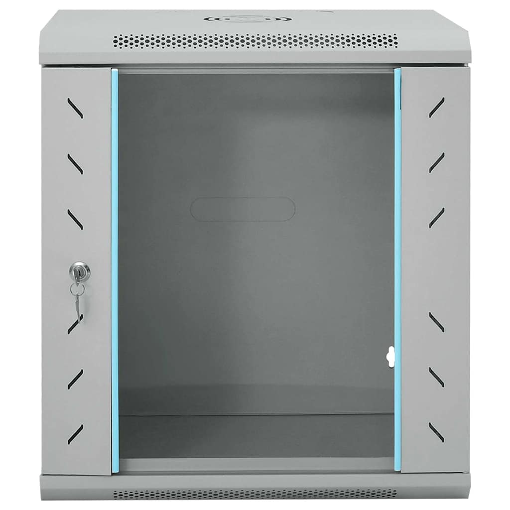 Network Cabinet with Storage Grey 53 x 45 x 60 cm Steel