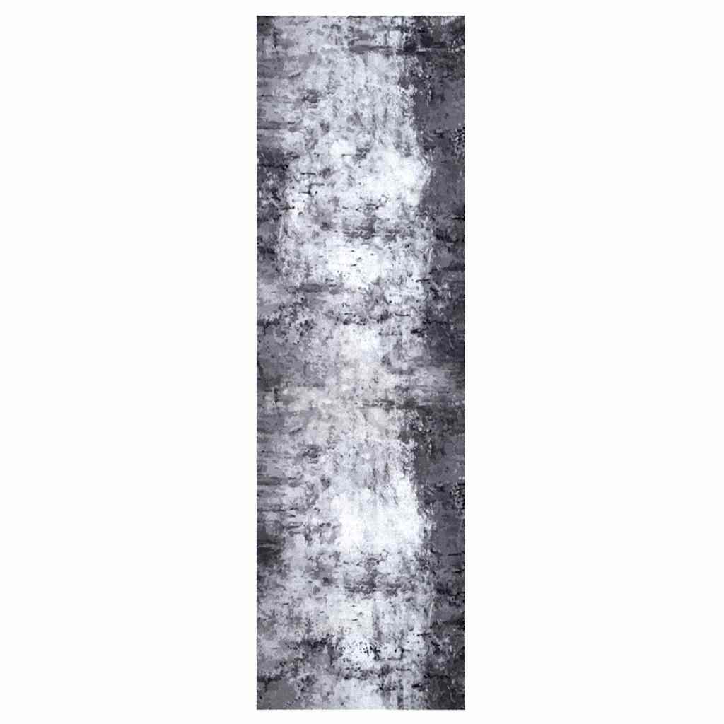 Kitchen Mat Grey 150 x 45 cm Velvet