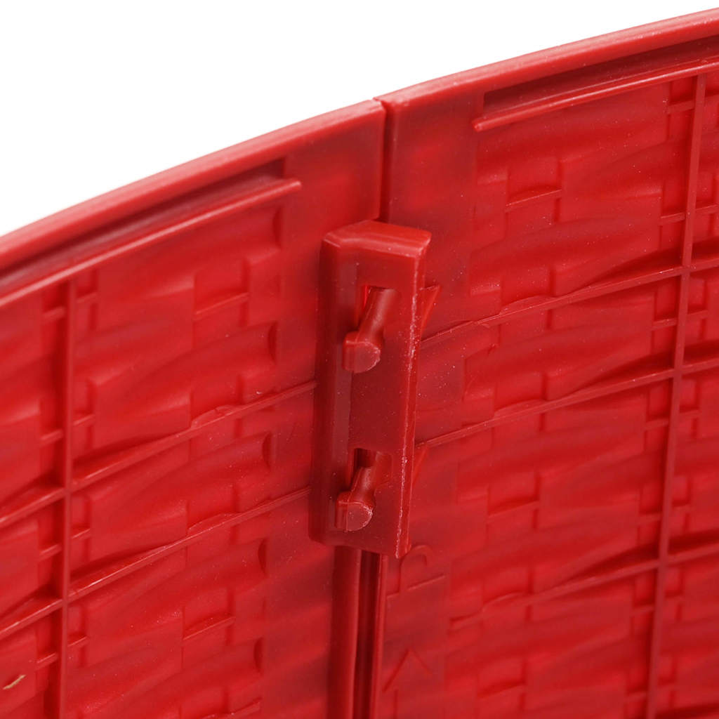 ChristmasTreeSkirt Red Ø 65 x 23 cm Plastic