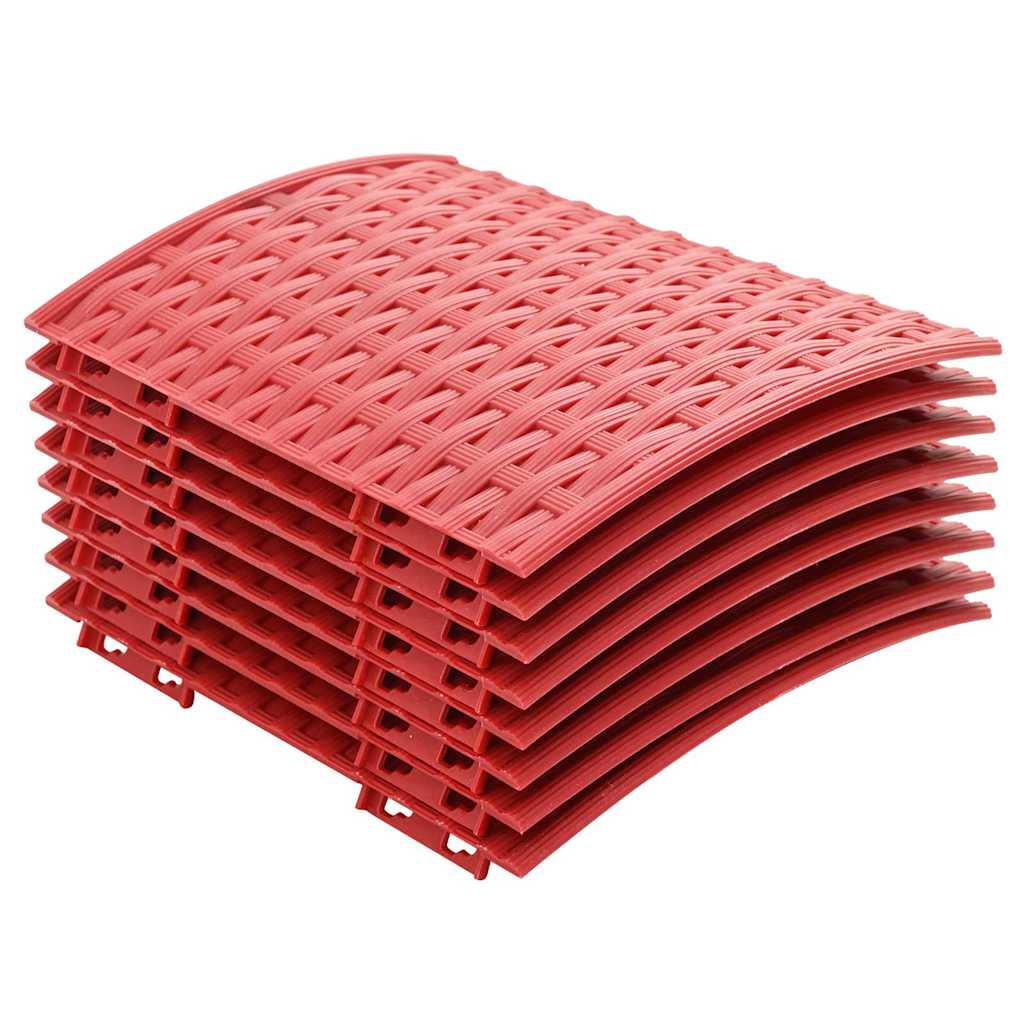 ChristmasTreeSkirt Red Ø 65 x 23 cm Plastic