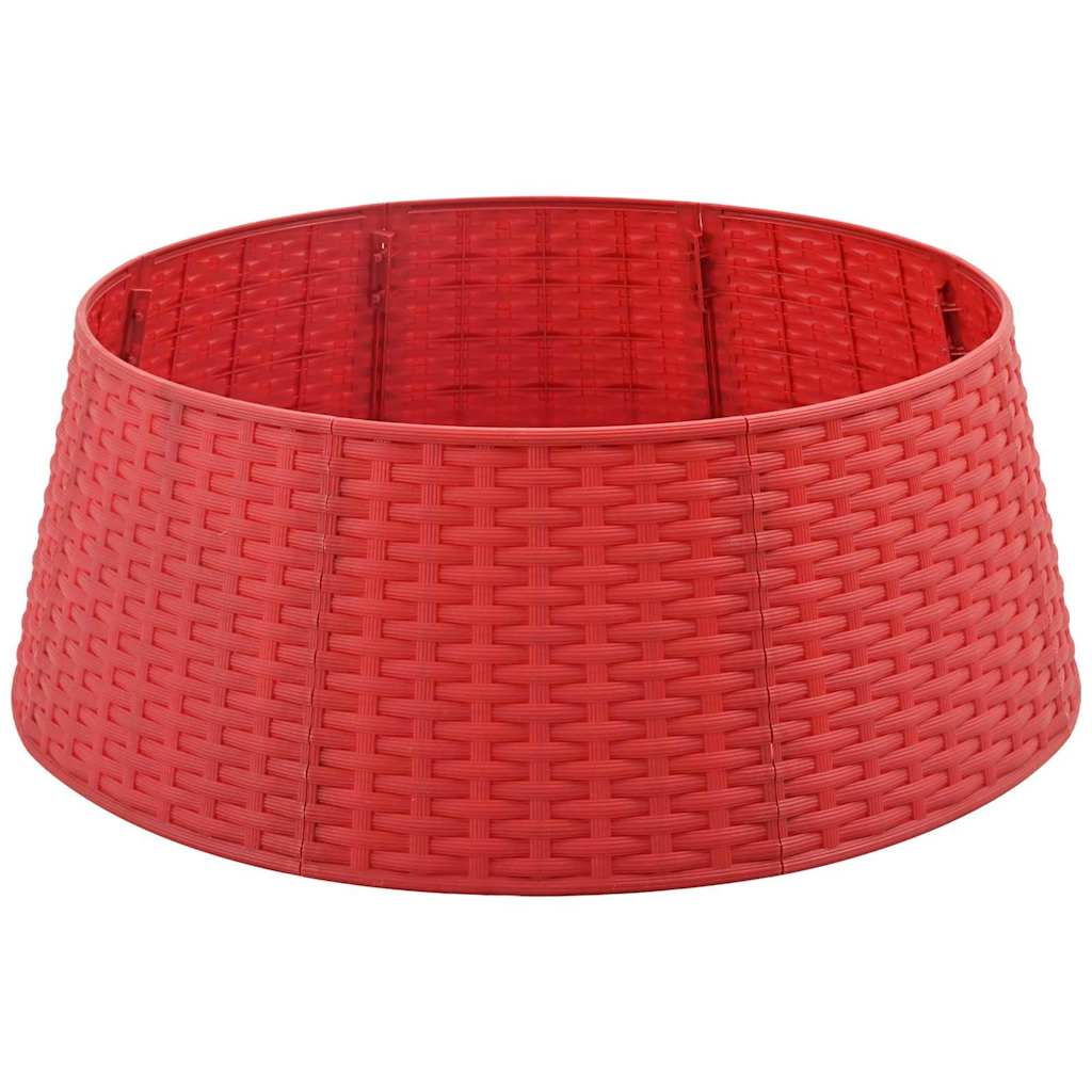 ChristmasTreeSkirt Red Ø 65 x 23 cm Plastic