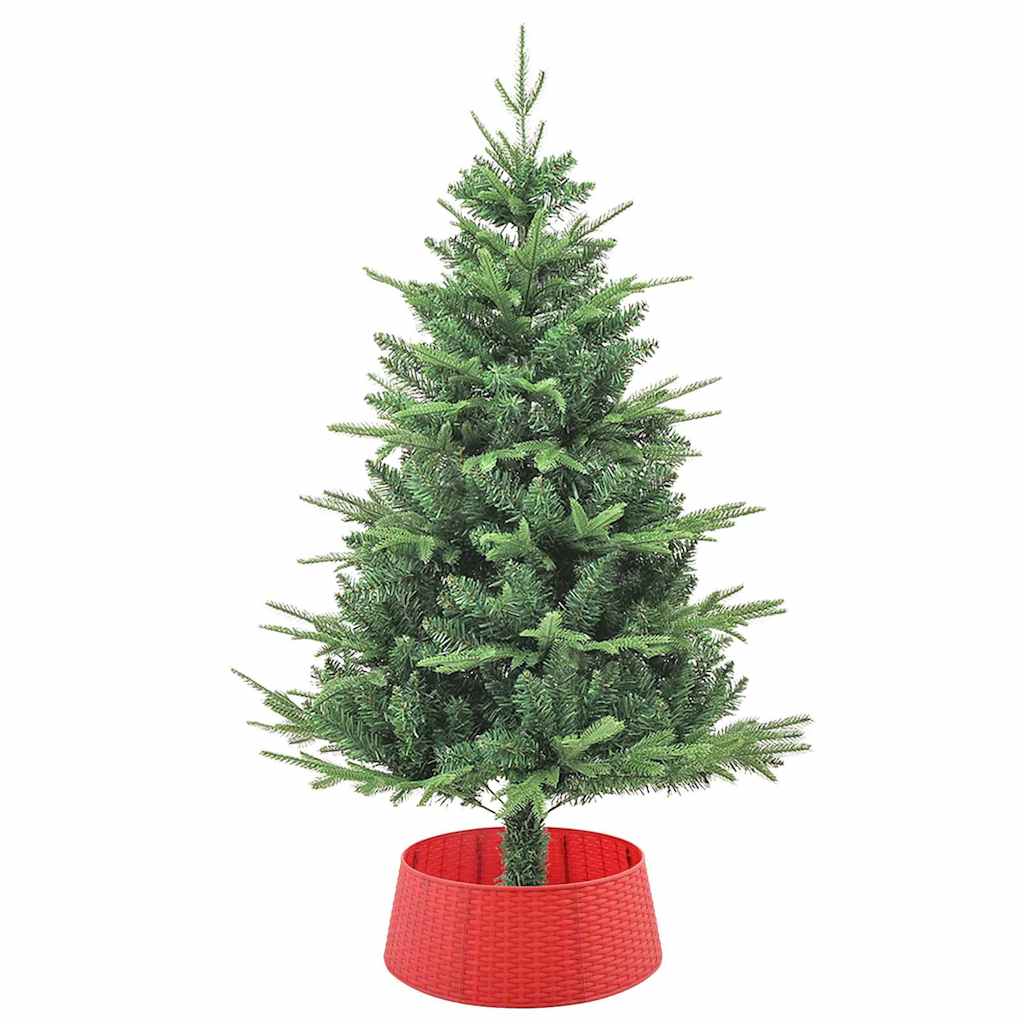 ChristmasTreeSkirt Red Ø 65 x 23 cm Plastic