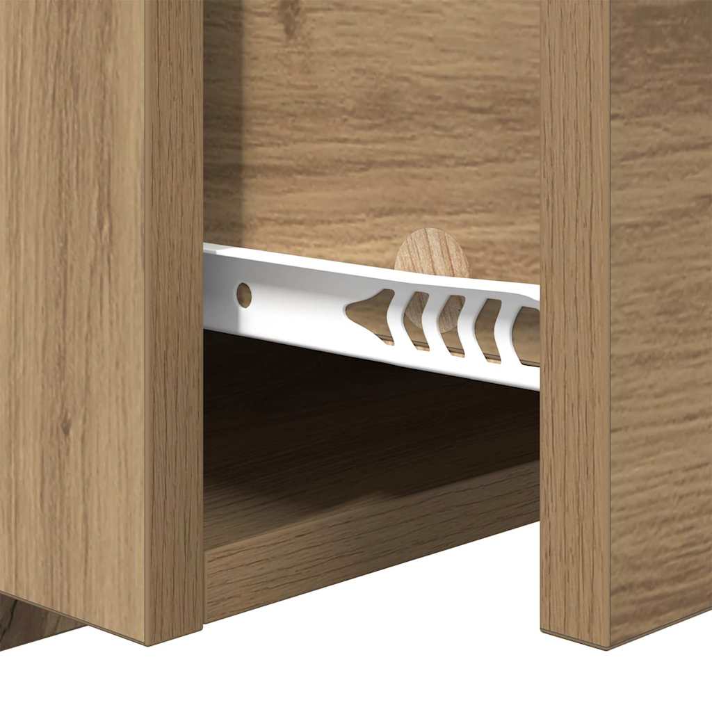 Bed Cabinet with Drawer 2 pcs Artisan oak 48.5 x 32.5 x 80 cm