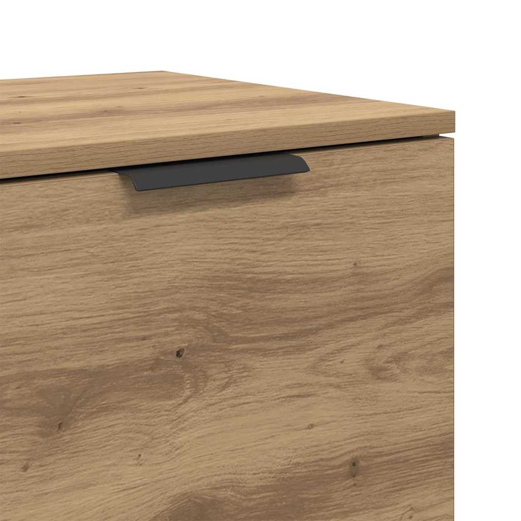 Bed Cabinet 2 pcs Artisan oak 40 x 39 x 40 cm Engineered wood