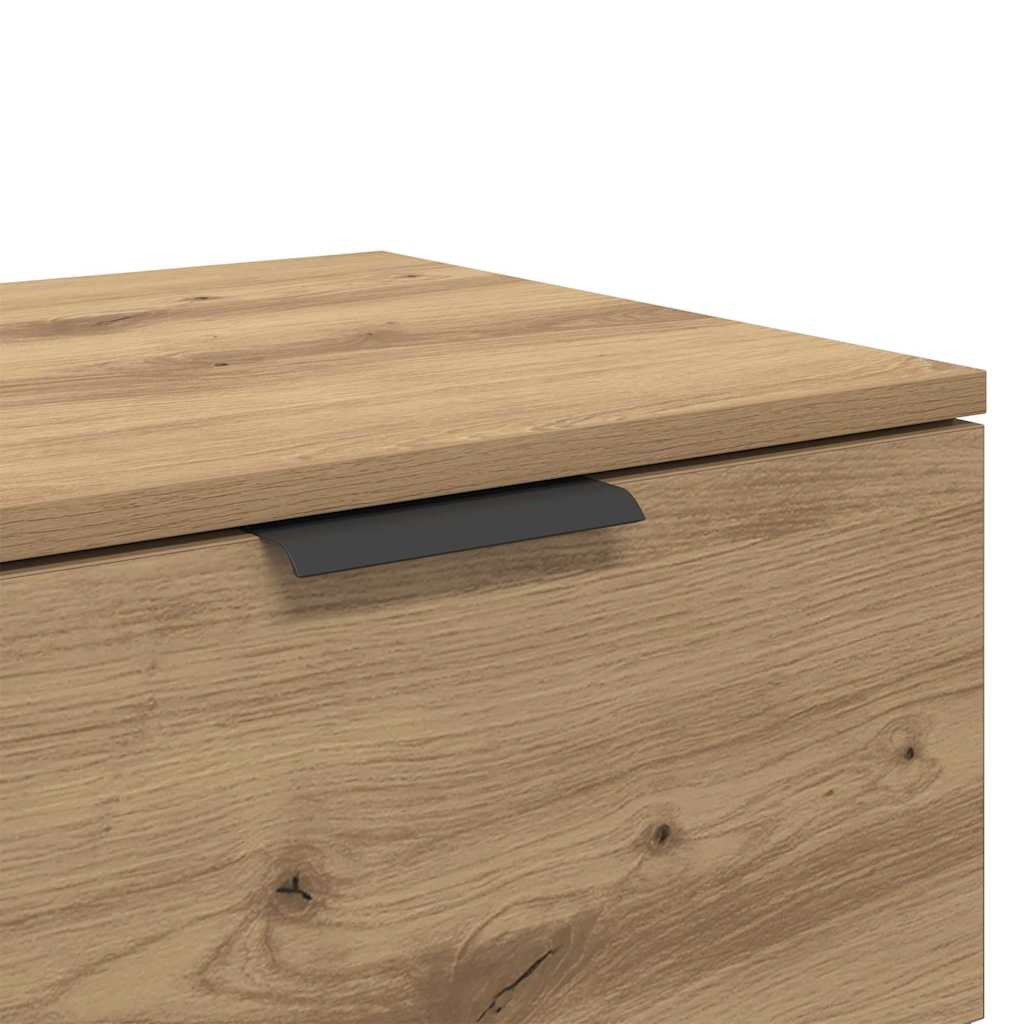 Bedside Cabinet with Drawer 2 pcs Artisan oak 45 x 39 x 50 cm