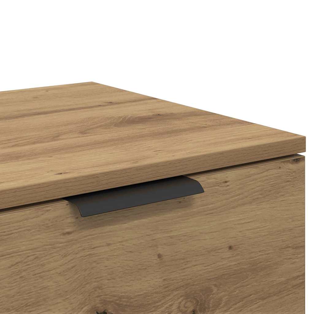Bed Cabinet 2 pcs Artisan oak 40 x 39 x 40 cm Engineered wood