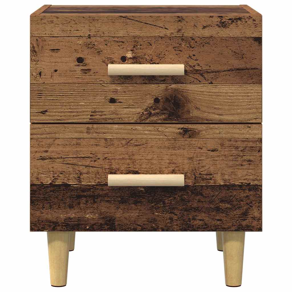 Bed Cabinet 2 pcs Old wood 40 x 35 x 47.5 cm Engineered wood