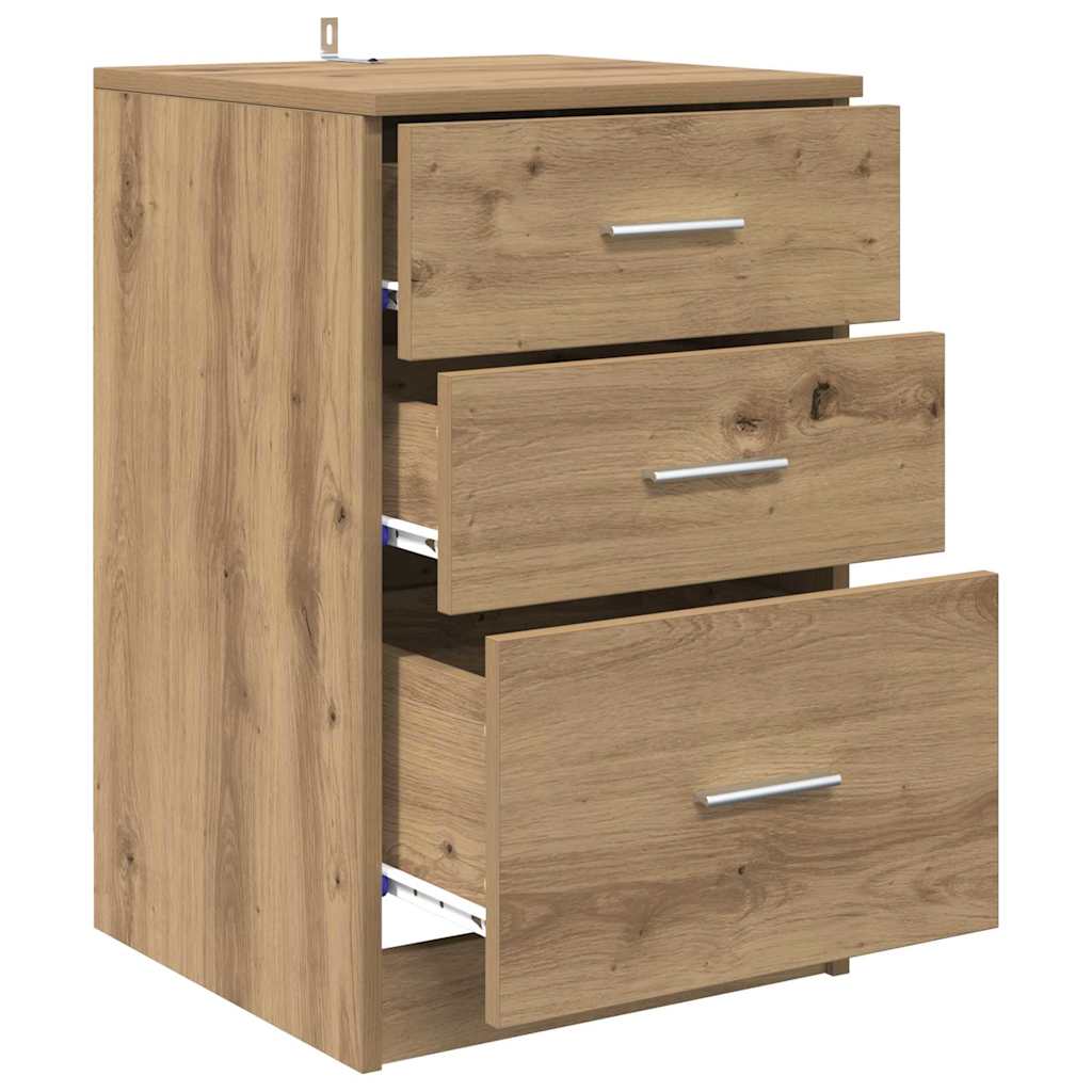 Bedside Cabinet Artisan oak 40 x 40 x 63 cm Engineered wood