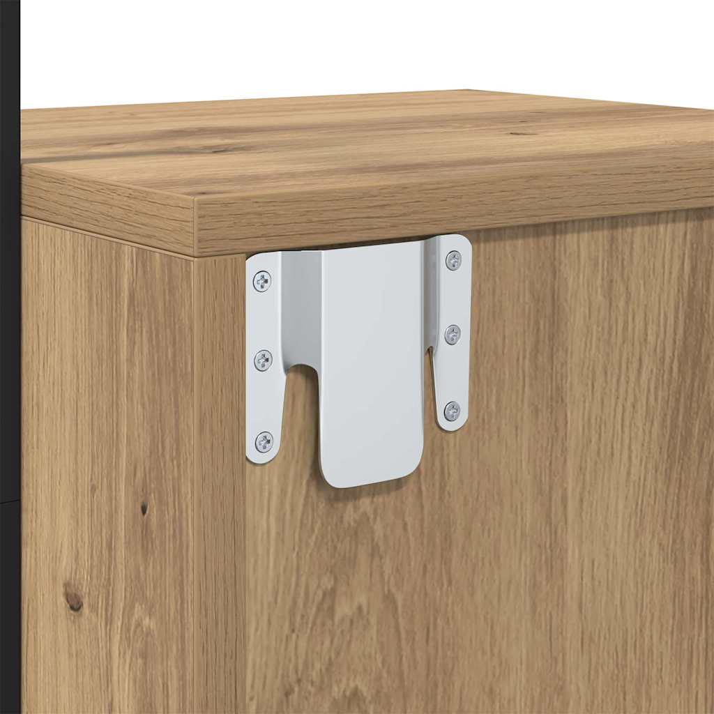 Bedside Cabinet Artisan Oak 35 x 30 x 51 cm Engineered Wood
