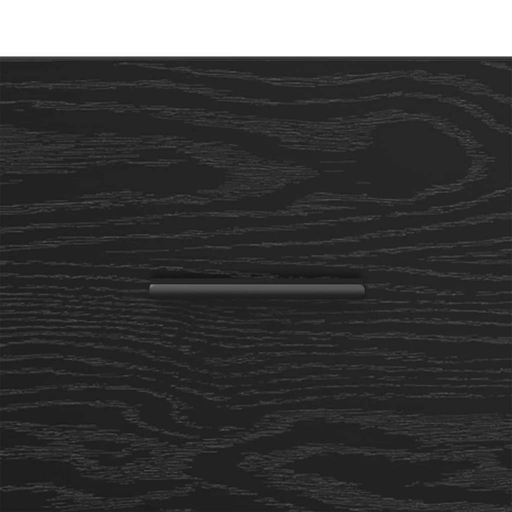 Bedside Cabinet 2 pcs Black oak 35 x 35 x 20 cm Engineered wood