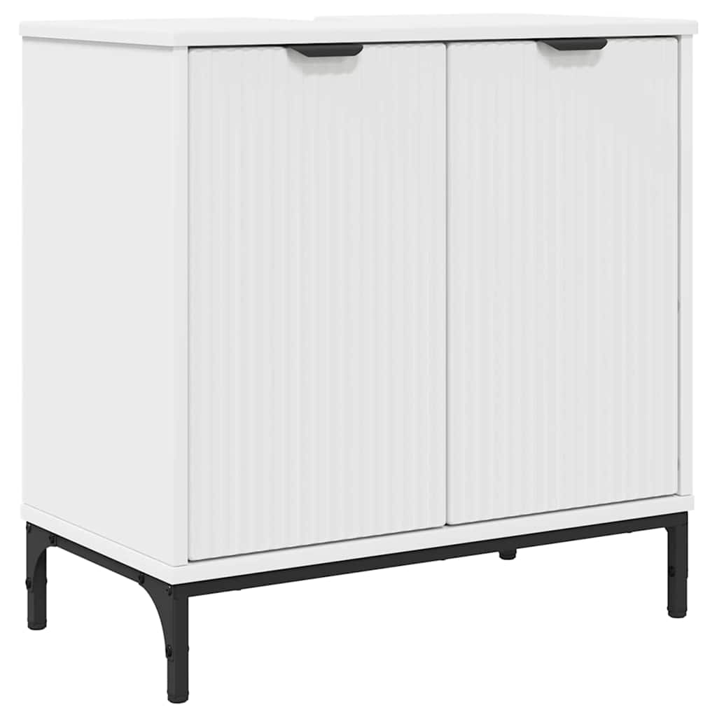Bathroom Sink Cabinet White 60.5 x 33.5 x 61 cm Engineered wood