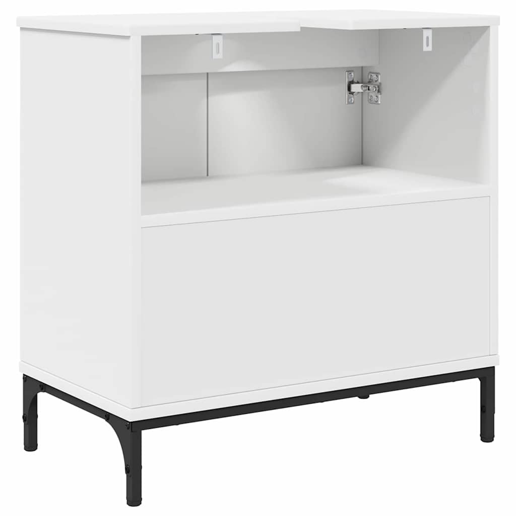 Bathroom Sink Cabinet White 60.5 x 33.5 x 61 cm Engineered wood