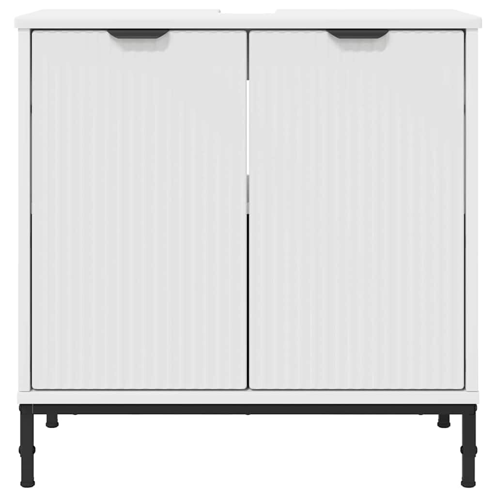 Bathroom Sink Cabinet White 60.5 x 33.5 x 61 cm Engineered wood