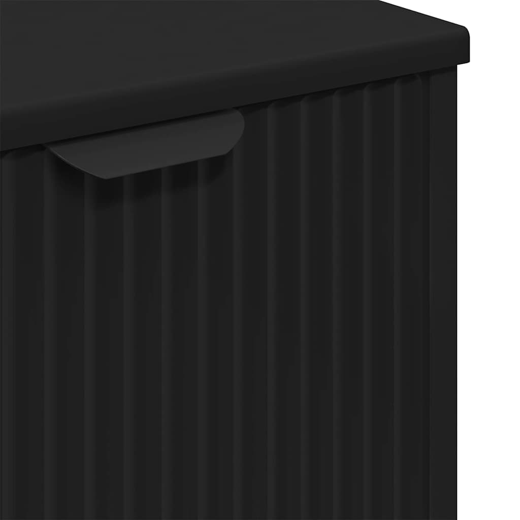 Bathroom Sink Cabinet Black 60.5 x 33.5 x 61 cm Engineered wood