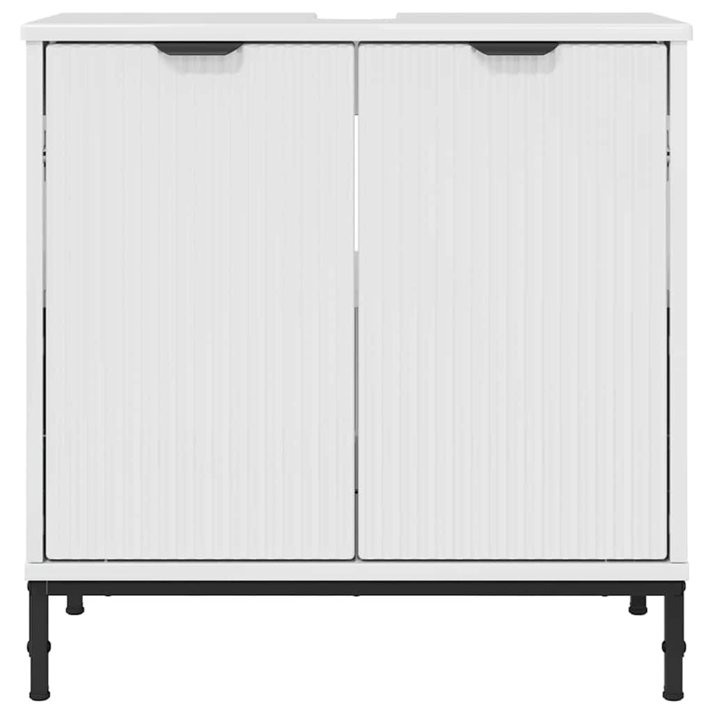 Bathroom Sink Cabinet High gloss white 60.5 x 33.5 x 61 cm