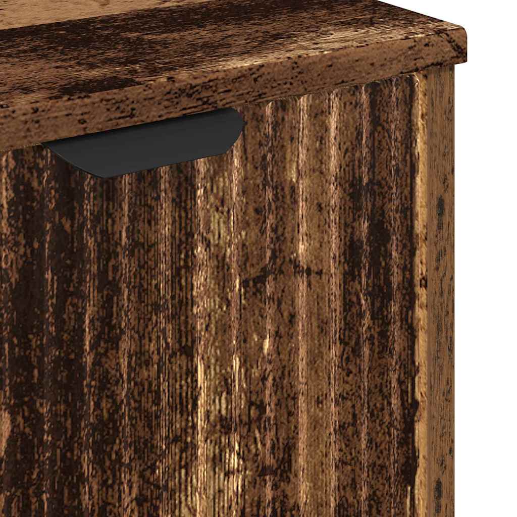 Bathroom Sink Cabinet with Storage Old Wood 60.5 x 33.5 x 61 cm