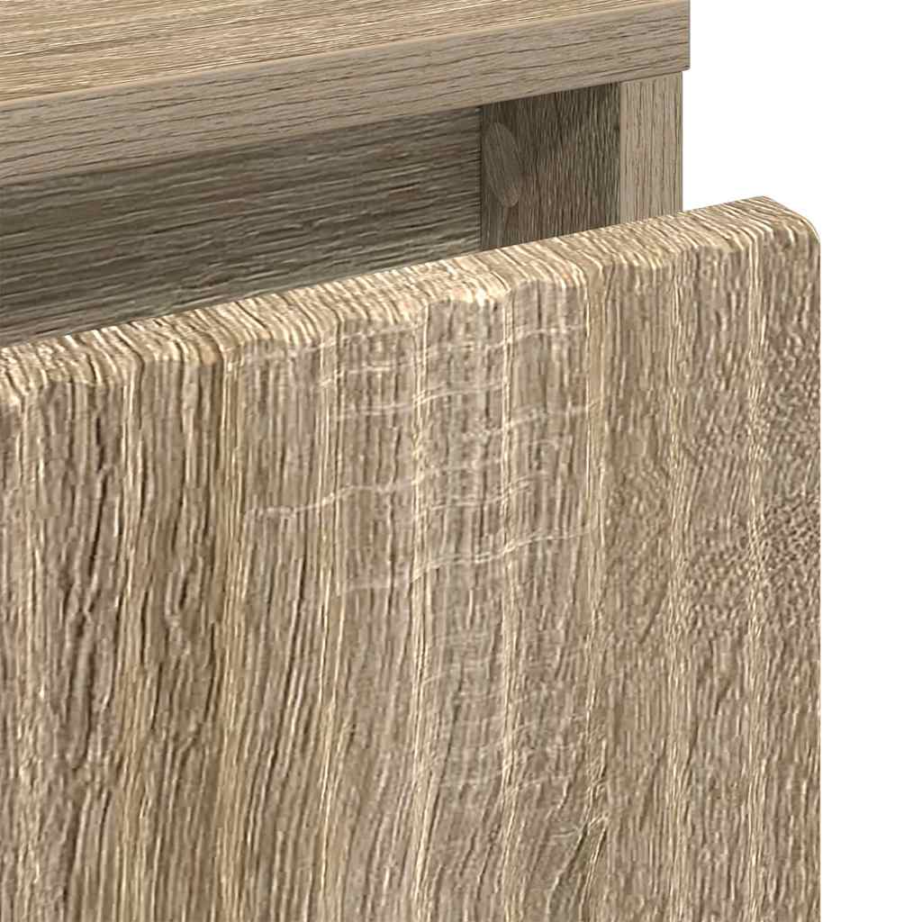 Bedside Table Sonoma oak 63.5 x 36 x 61 cm Engineered wood