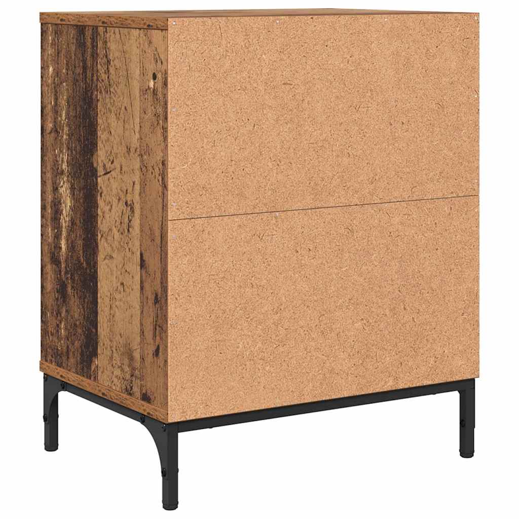 Bedside Tables 2 pcs Old wood 49 x 36 x 61 cm Engineered wood