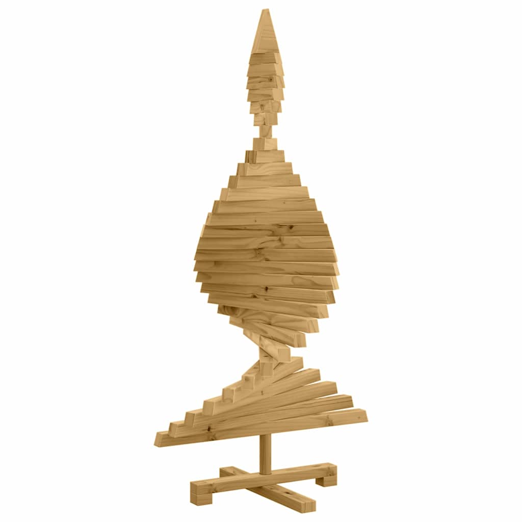 Christmas Trees with Stand Brown 120 cm Solid pine wood