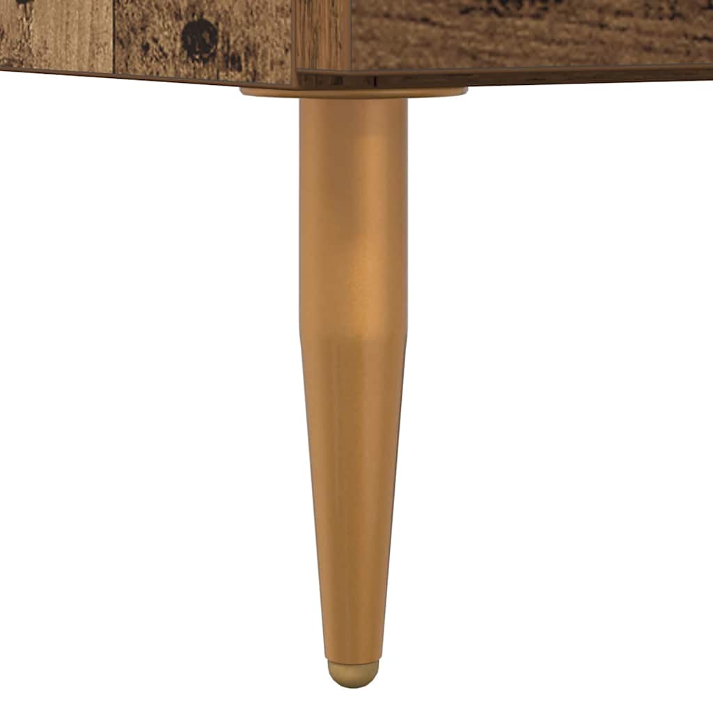 Bedside Table 2 pcs Old wood 40 x 35 x 47.5 cm Engineered wood