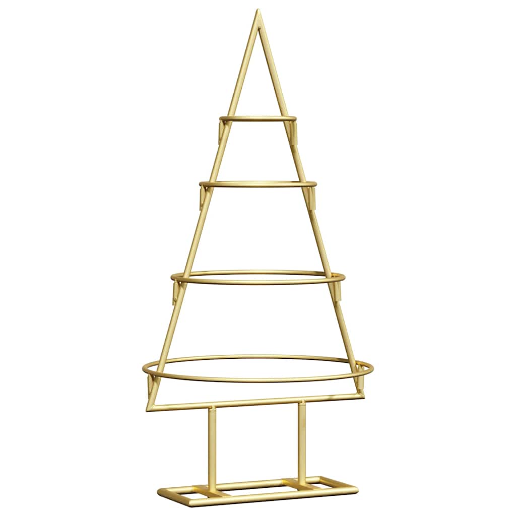 Metal Christmas Tree with Stand Gold 60 cm Powder-coated steel
