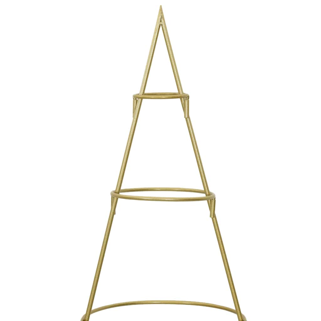 Metal Christmas Tree with Stand Gold 150 cm Powder-coated steel