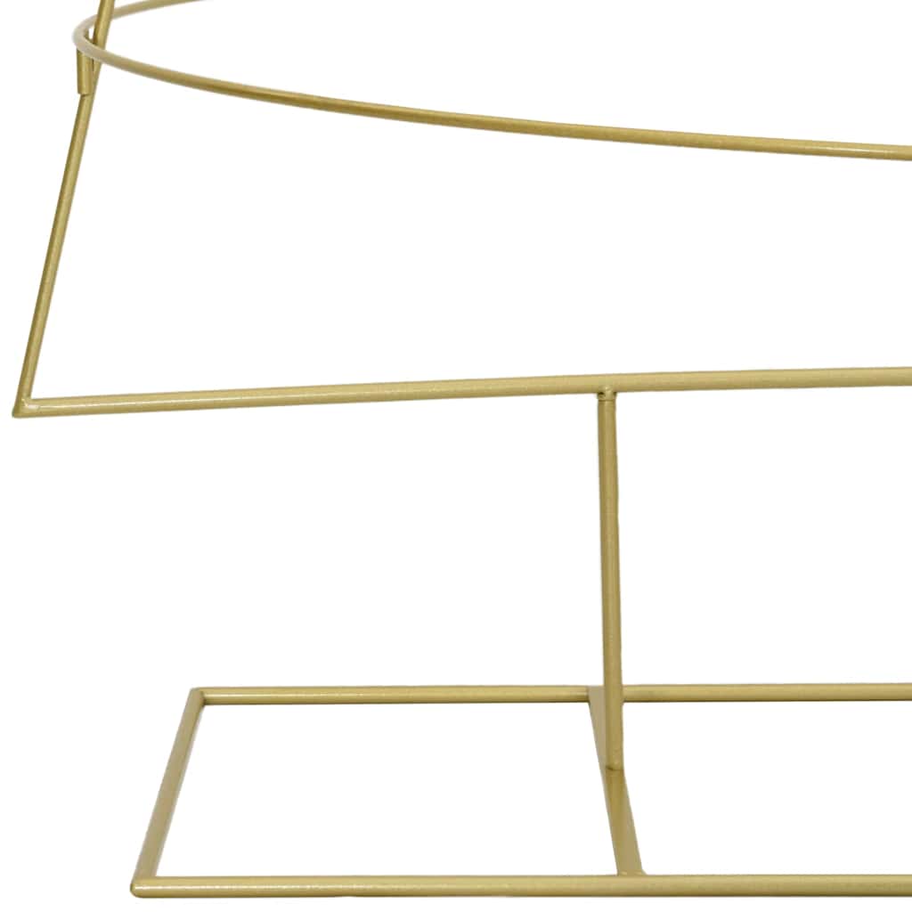 Metal Christmas Tree with Stand Gold 210 cm Powder-coated steel