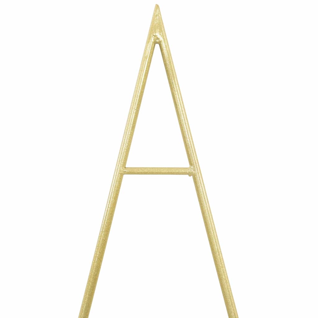 Metal Christmas Tree with Stand Gold 125 cm Powder-coated steel
