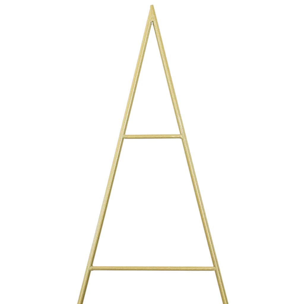 Metal Christmas Tree with Stand Gold 180 cm Powder-coated steel