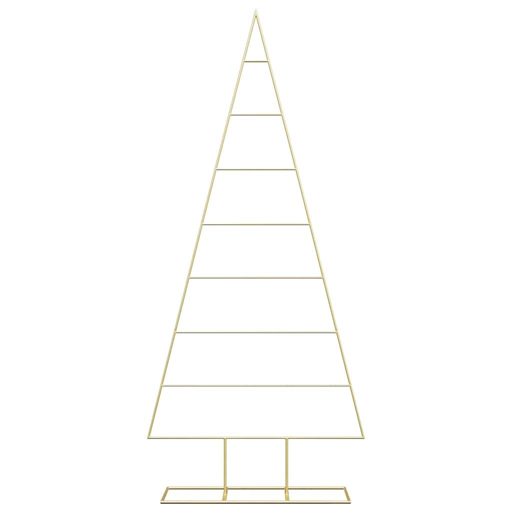 Metal Christmas Tree with Stand Gold 180 cm Powder-coated steel