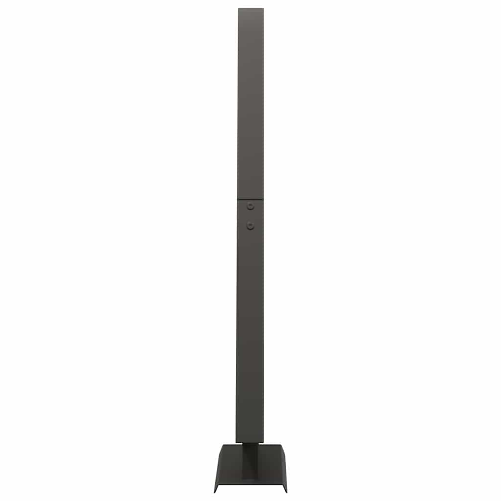 Metal Christmas Tree with Stand Black 90 cm Steel