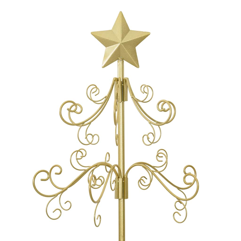 Metal Christmas Tree with Stand Gold 180 cm Powder-coated steel
