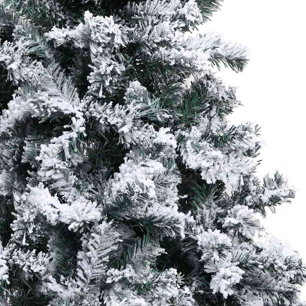 Christmas Tree with Decorative String Lights White 300 cm PVC