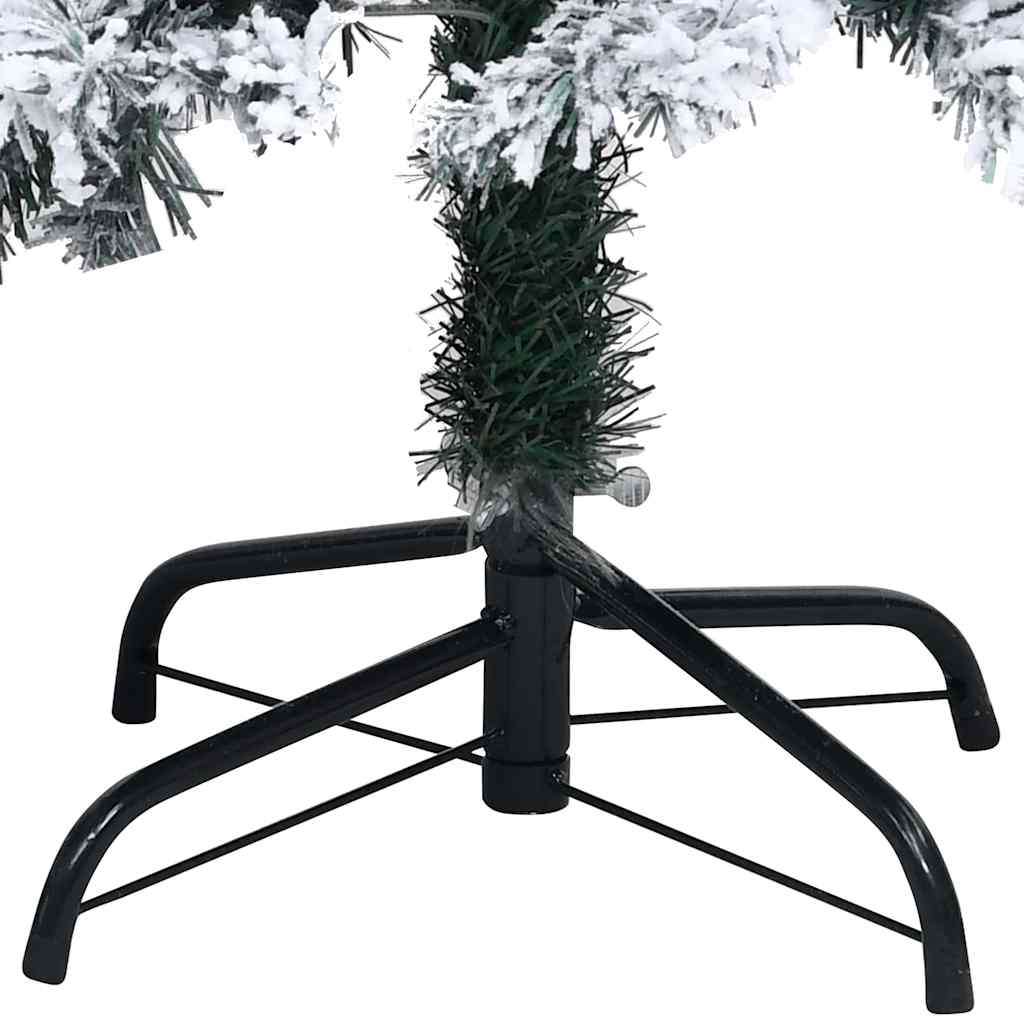 Christmas Tree with Decorative String Lights White 300 cm PVC