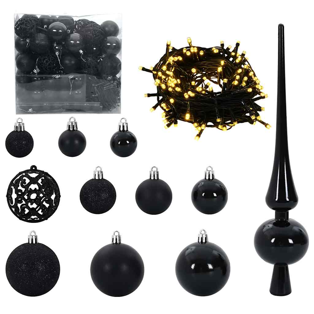 Artificial Pre-lit Christmas Tree with Ball Set Green 400 cm