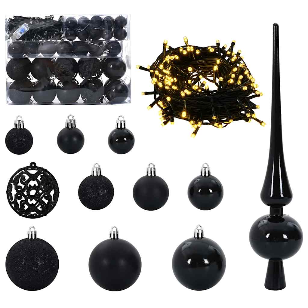 Artificial Pre-lit Christmas Tree with Ball Set Green 500 cm