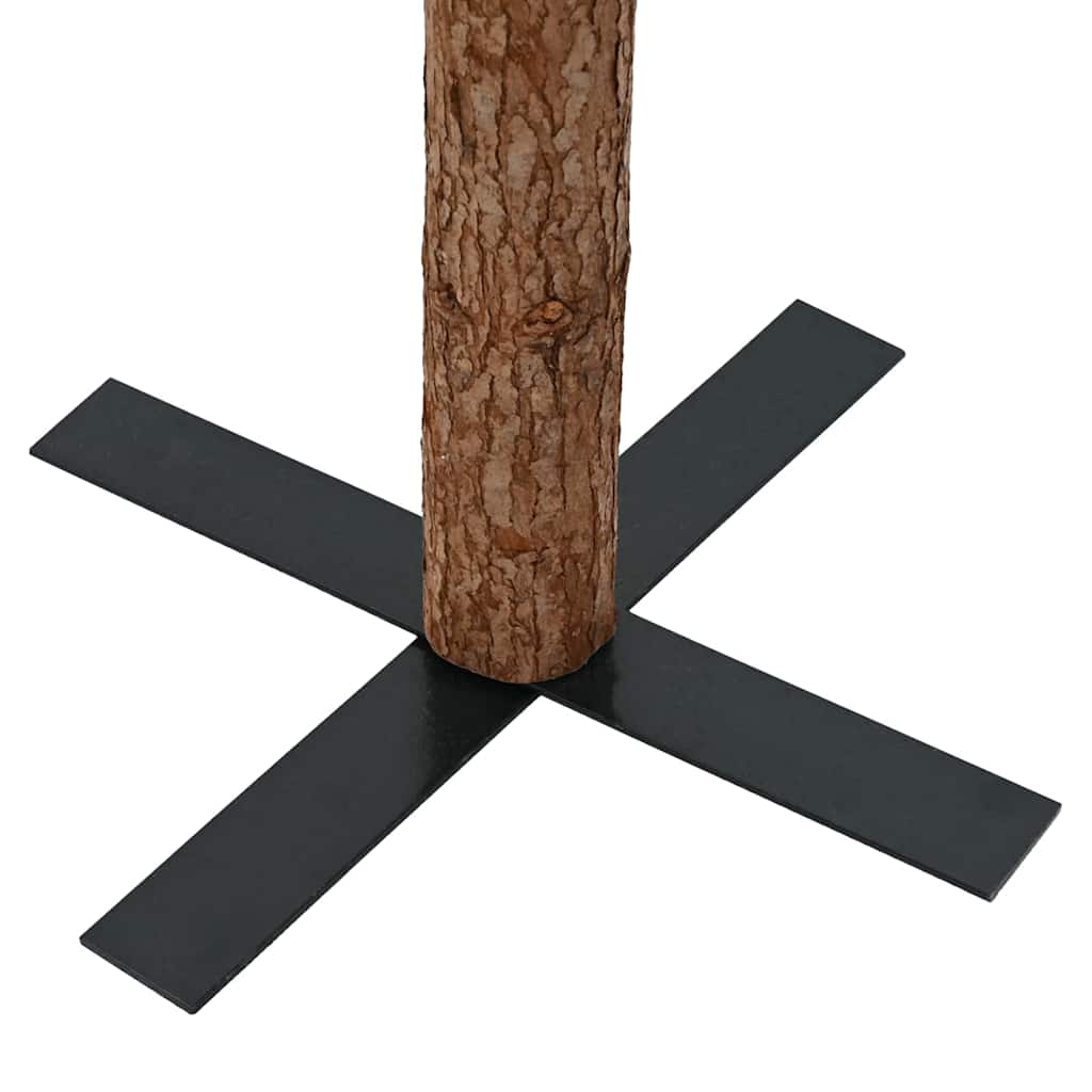 Slim Christmas Tree Green 180 cm PVC and Solid Pine wood