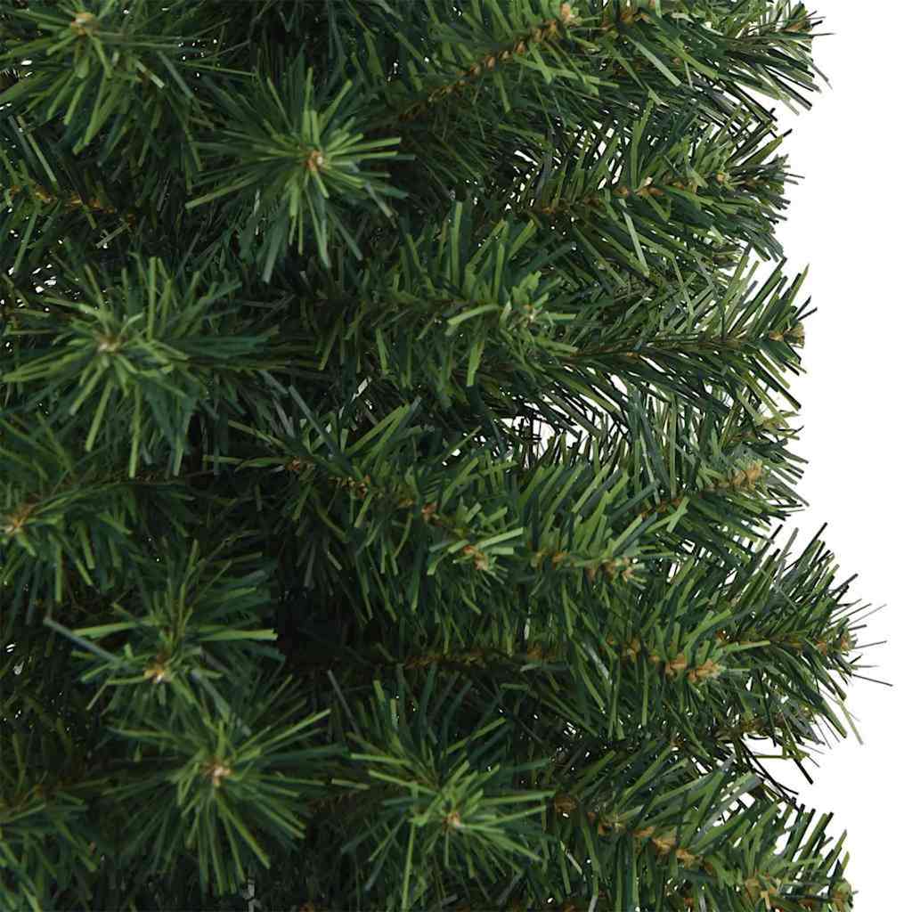 Artificial Christmas Tree with 300 LEDs with Stand Green 210 cm
