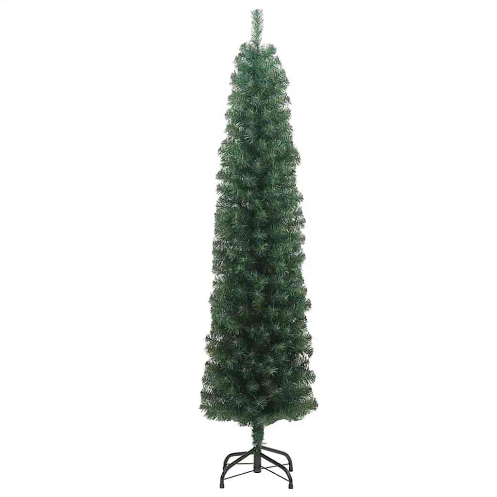 Artificial Christmas Tree with 300 LEDs with Stand Green 210 cm