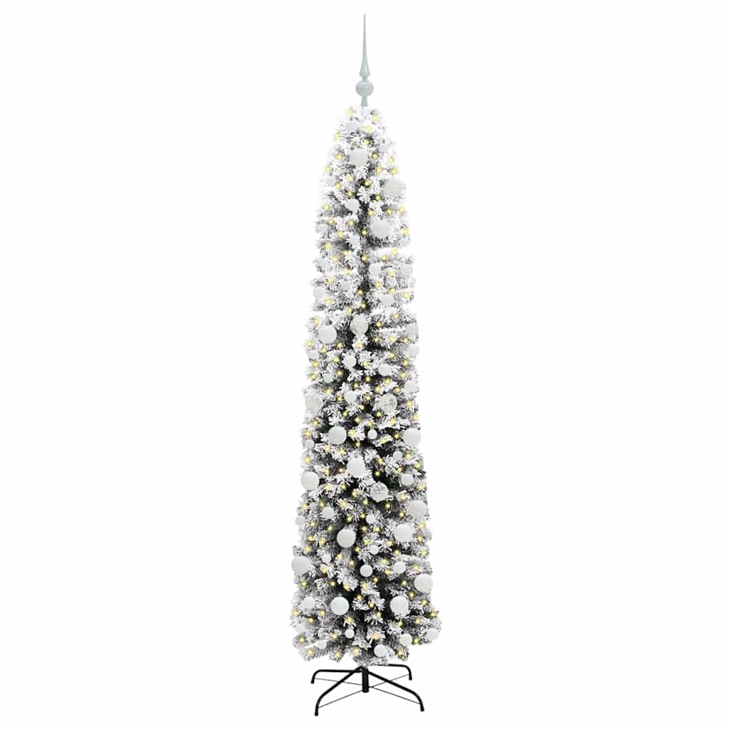 Artificial Christmas Tree with 300 LEDs with Stand Green 180 cm