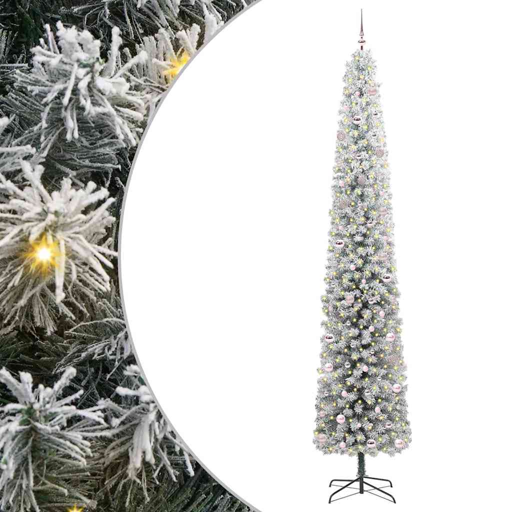 Artificial Christmas Tree with 300 LEDs with Stand Green 300 cm