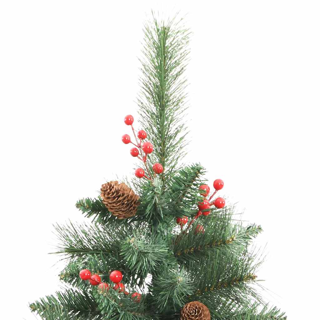 Artificial Christmas Tree Green 240 cm PVC and Metal